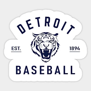 Detroit Tigers Since 1894 Sticker